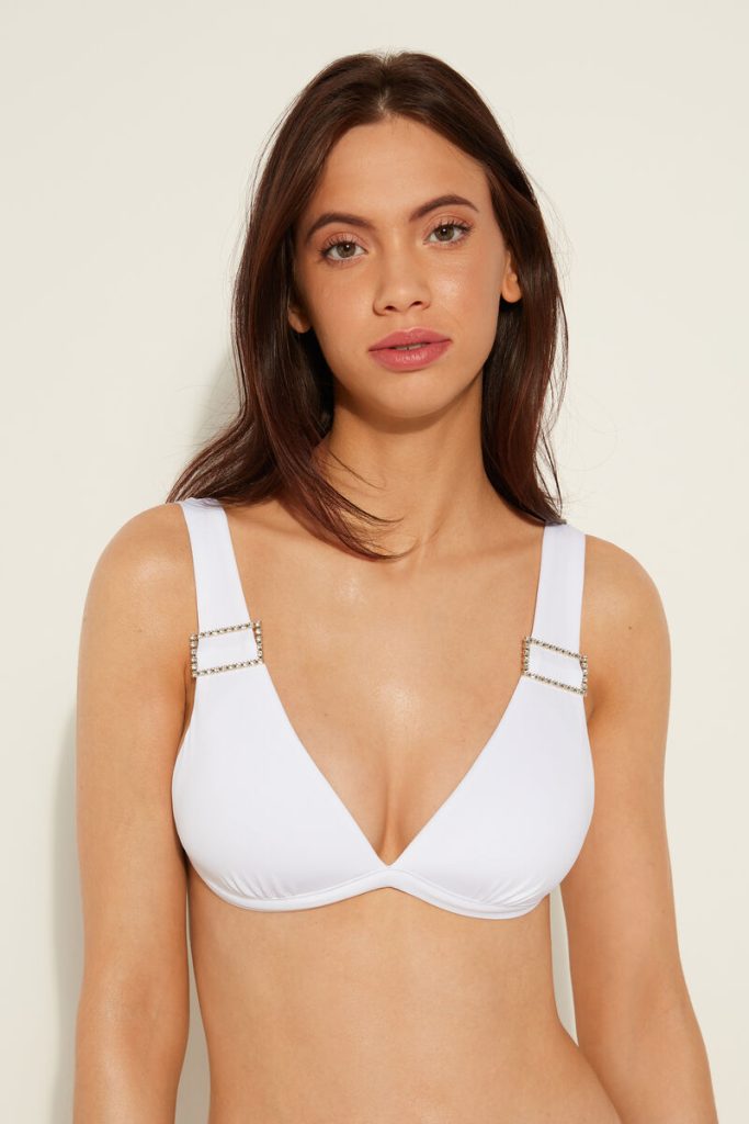 Bikini Triángulo Crystal Buckle – Tezenis