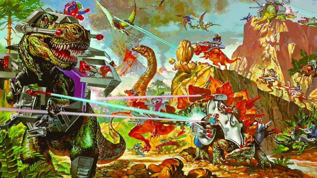 Dino-Riders y otros dibujos animados míticos de dinosaurios de los 80 y 90