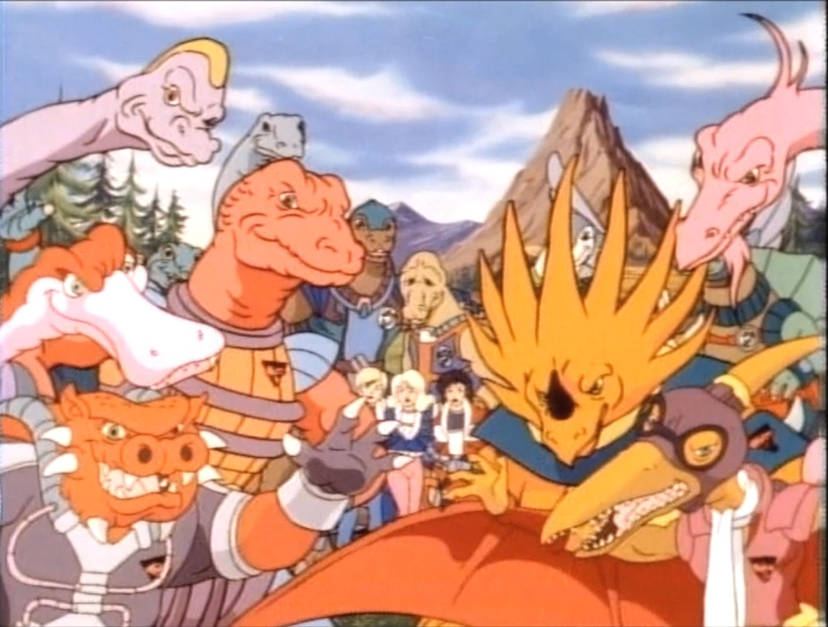 Dino-Riders y otros dibujos animados míticos de dinosaurios de los 80 y 90