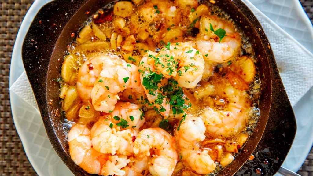 Un resultado espectacular en esta receta de gambas al ajillo