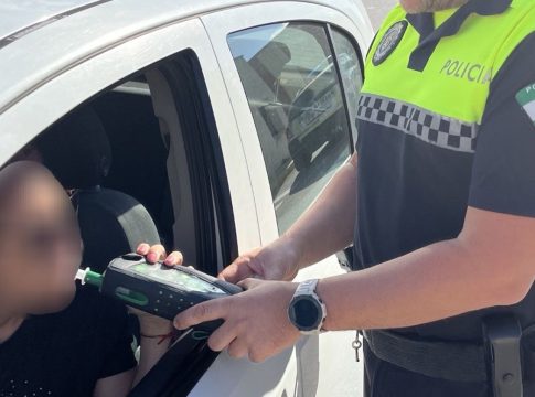 Control de alcoholemia de la Policía Local de Algeciras