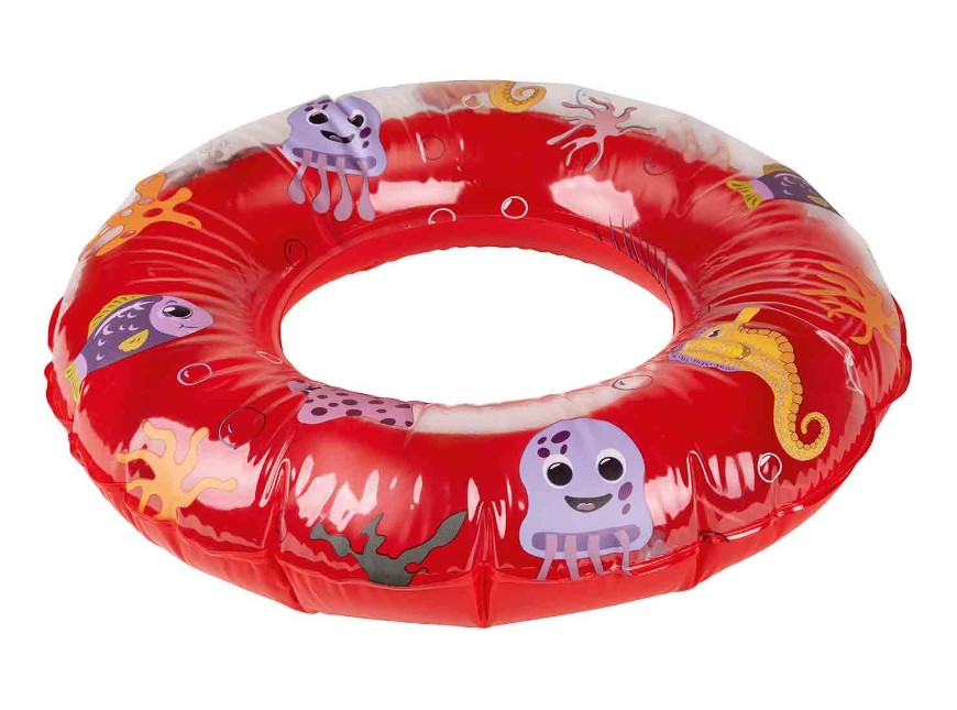 Flotador hinchable infantil rojo de Lidl