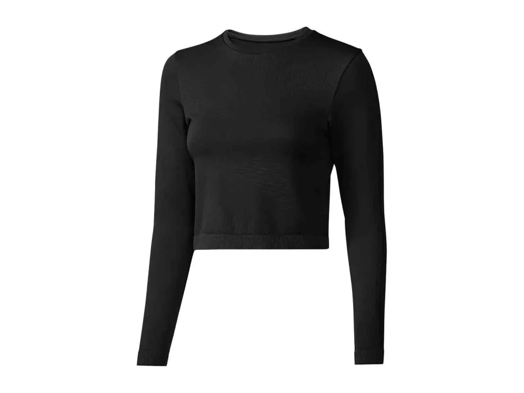 Camiseta técnica para mujer estilo crop de Lidl