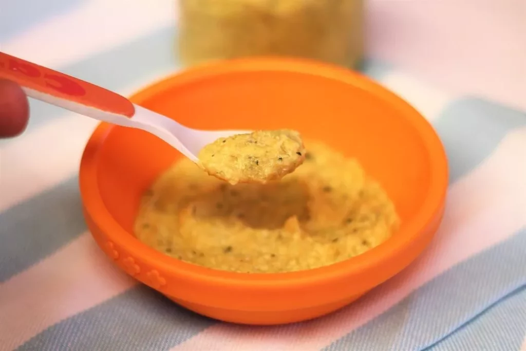 Detalles de la receta de puré de pollo