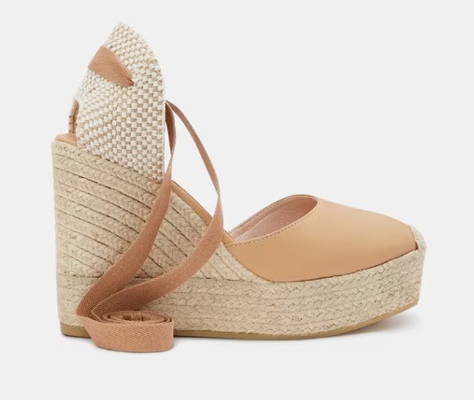 alpargatas cuña marron el corte ingles