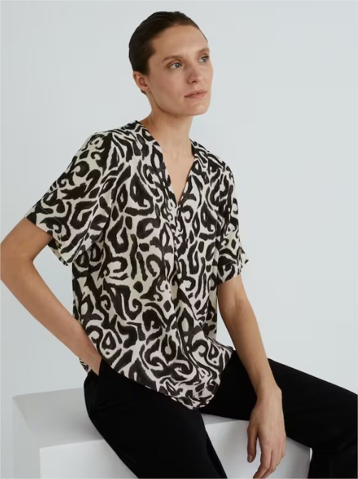 blusa sin mangas estampada woman el corte ingles