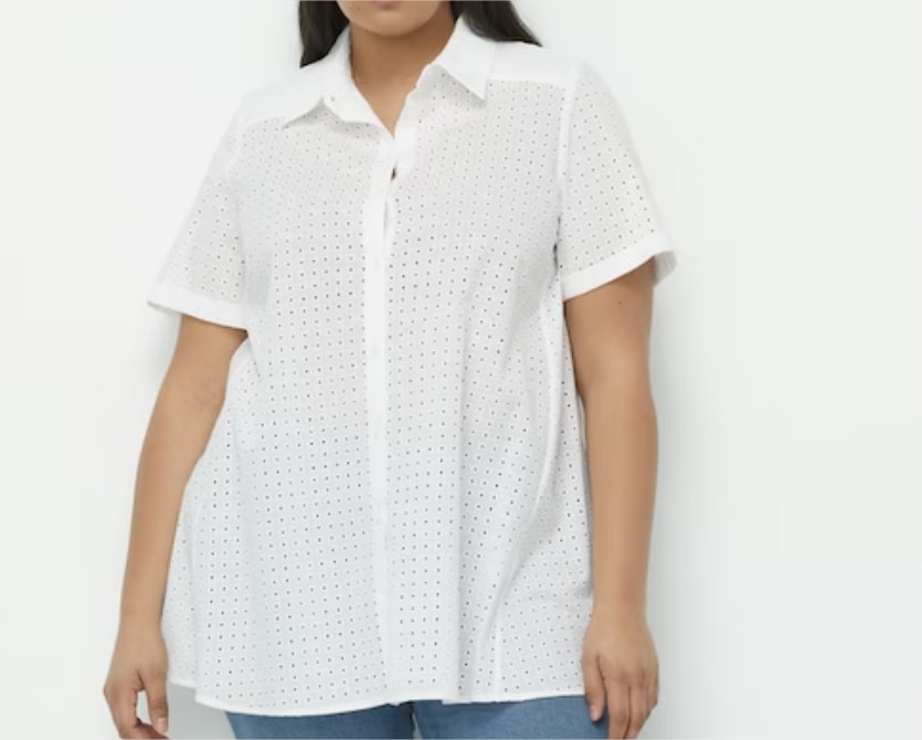 blusa troquelada
