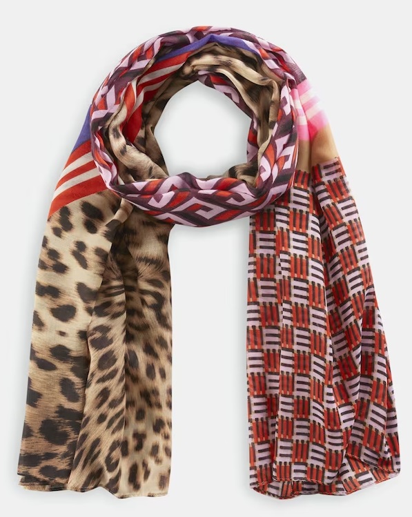 fular leopardo multicolor