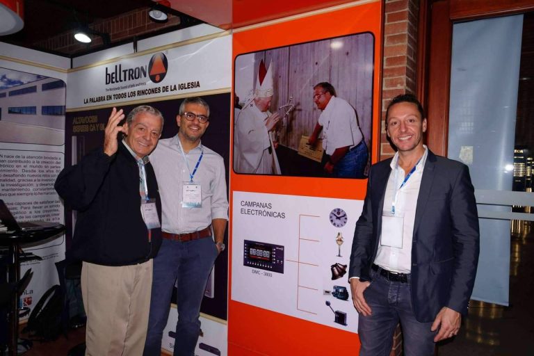 La Feria de Belltron en Bogotá Expocatólica ha contado con el amplio catálogo de productos electrónicos para iglesias de Belltron