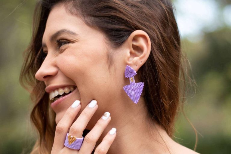 Técnica miyuki para la bisutería, con Panicanela