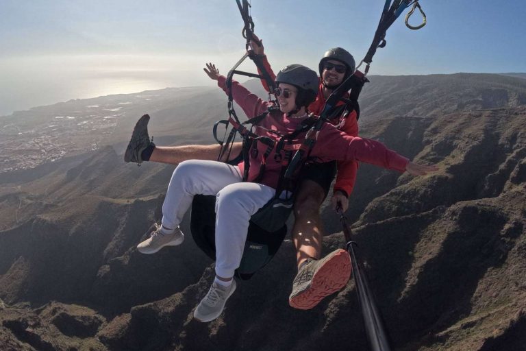 Los vuelos en parapente de Tenerfly permiten disfrutar del cielo de Tenerife
