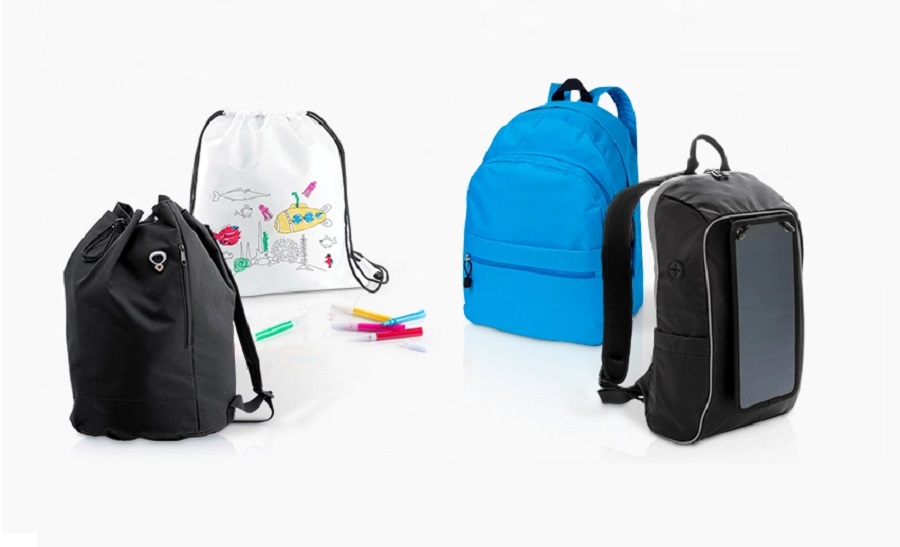 3 artículos que no pueden faltar en tu welcome pack. mochilas personalizadas