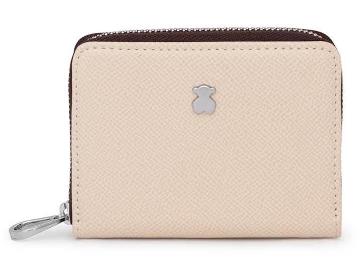 monedero tous beige