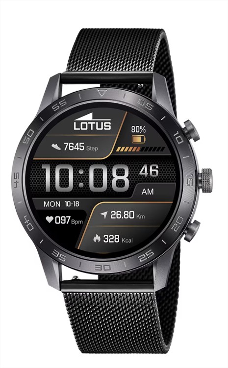 Smartwartches perfectos para el verano y a precios irrepetibles en El Corte Inglés 7 smartwatch acero negro lotus