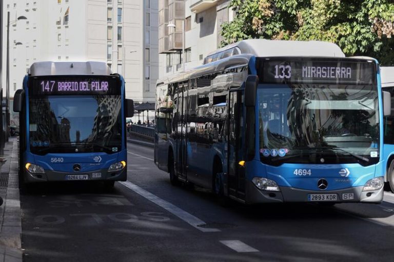 Los autobuses de la EMT de Madrid serán gratuitos de lunes a viernes la próxima semana para facilitar la movilidad