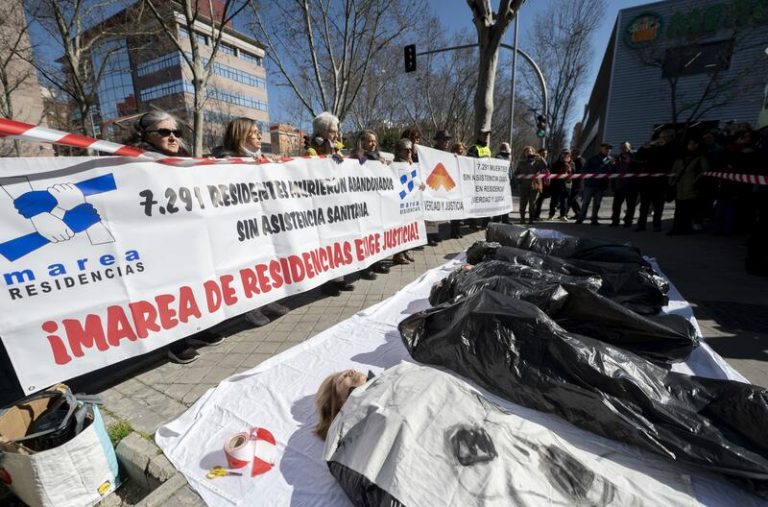 Marea de Residencias reclamará hoy en Bruselas que se investiguen las muertes de residentes en la pandemia