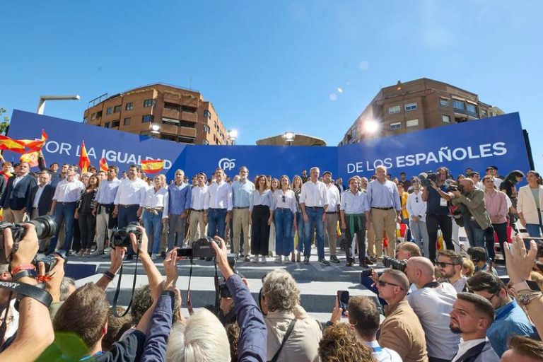 La izquierda critica la cobertura de Telemadrid del acto del PP contra la amnistía