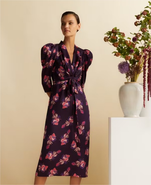 Vestido Midi Estampado