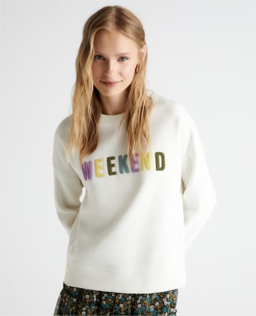 Sudadera de manga larga mujer