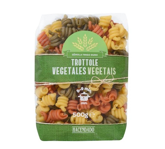 Trottole vegetales Hacendado