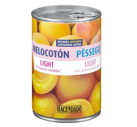 Melocotón light sin azúcares añadidos