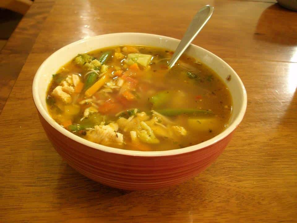 El resultado es una sopa de verduras que está a otro nivel