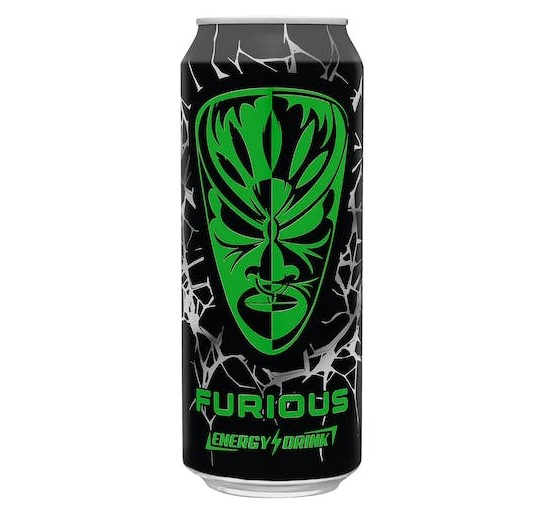Furious Energy Drink de Mercadona (envase 500 ml)