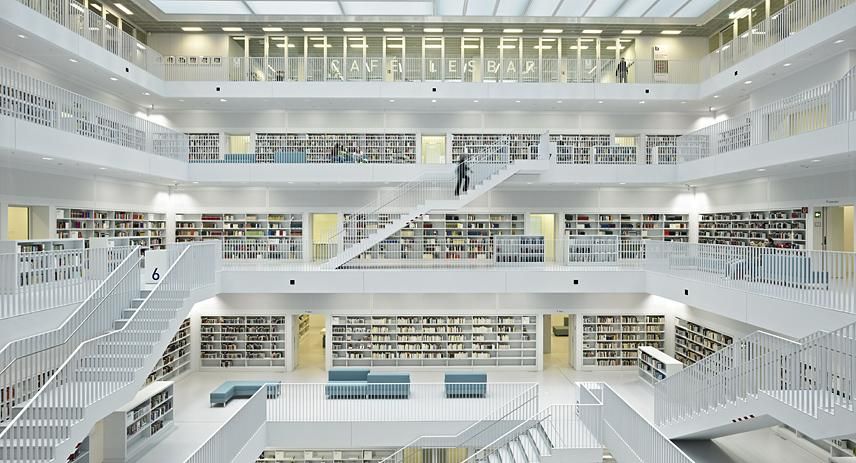 La Biblioteca cívica de Stuttgart