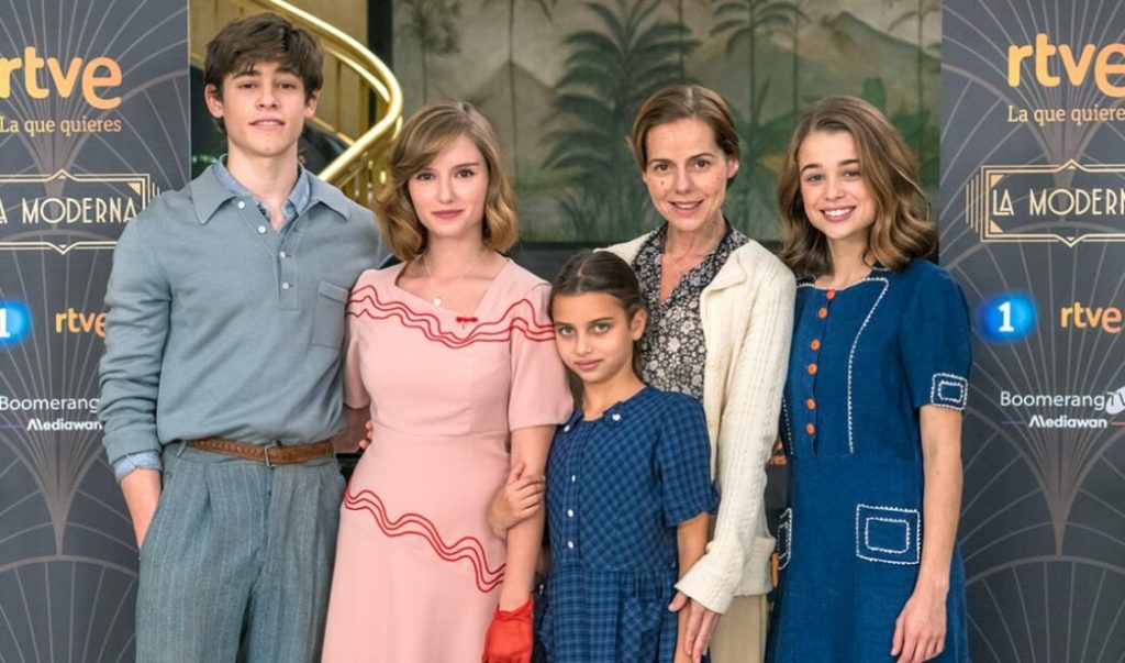 El salón de té es hermoso