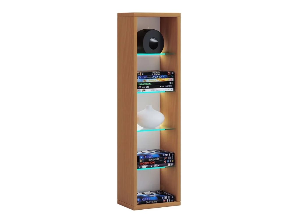 Una estantería tamaño L de 4 y 8 baldas