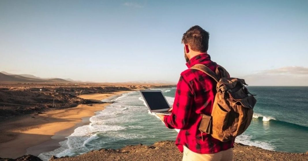 ¿Los nómadas digitales viven en la playa?
