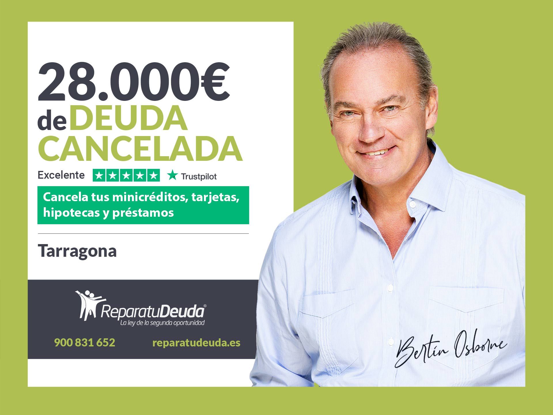 Repara tu Deuda Abogados cancela 28.000€ en Tarragona (Catalunya) con la Ley de la Segunda Oportunidad 1 Repara tu Deuda Abogados cancela 28.000? en Tarragona (Catalunya) con la Ley de la Segunda Oportunidad