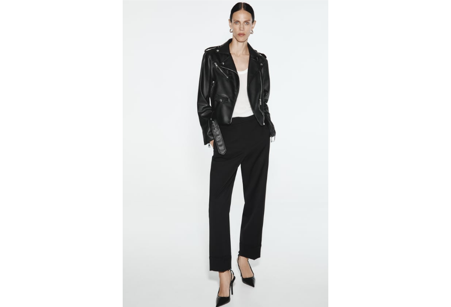 comprar cazadora efecto piel barata