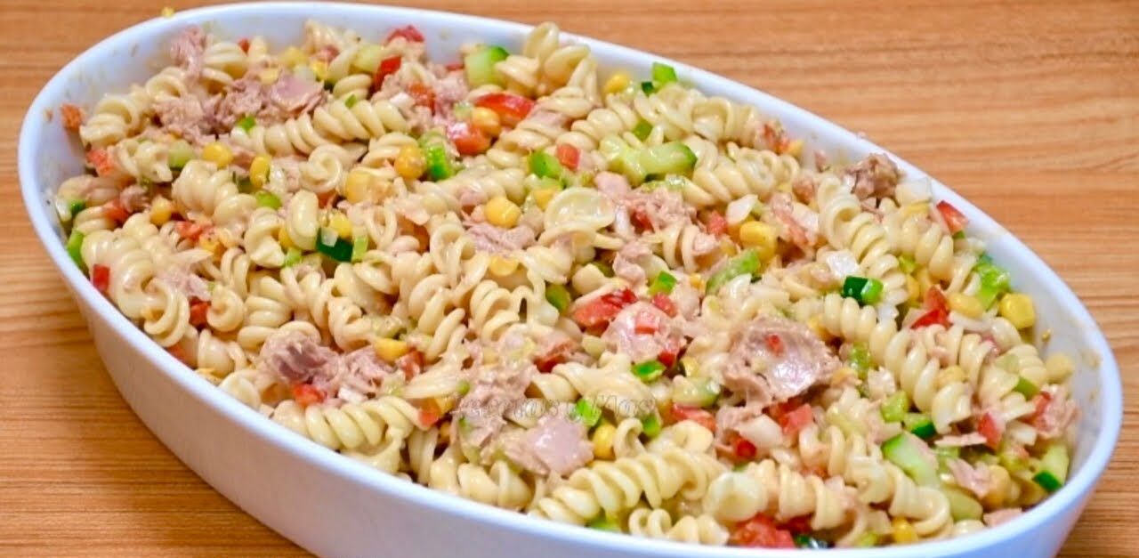 Miniatura del vídeo: Ensalada de Pasta con Atún con un Riquisímo Aderezo