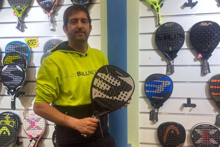 Pala bullpadel hack 03, la pala de Paquito Navarro en Padel Miraflores