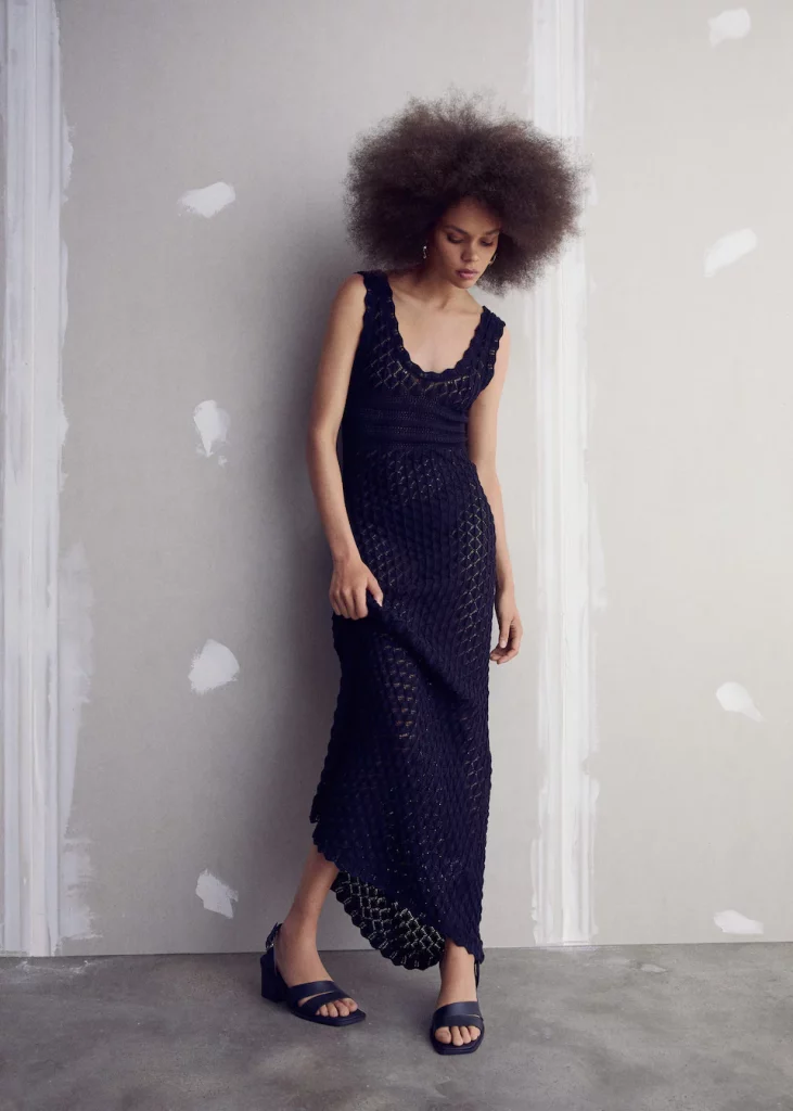 Sandalias tacón bloque de la colección de Mango