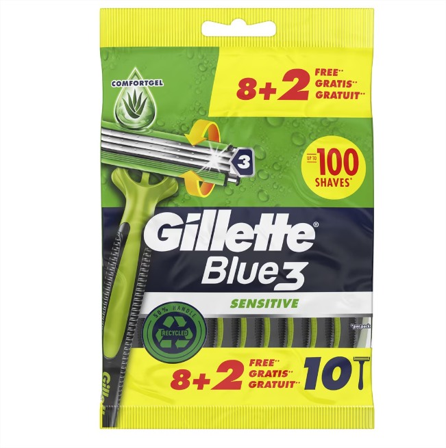 Maquinillas de afeitar desechables Blu3 Sensitive Gillette