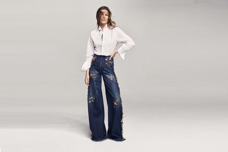 Cómo combinar unos vaqueros wide leg