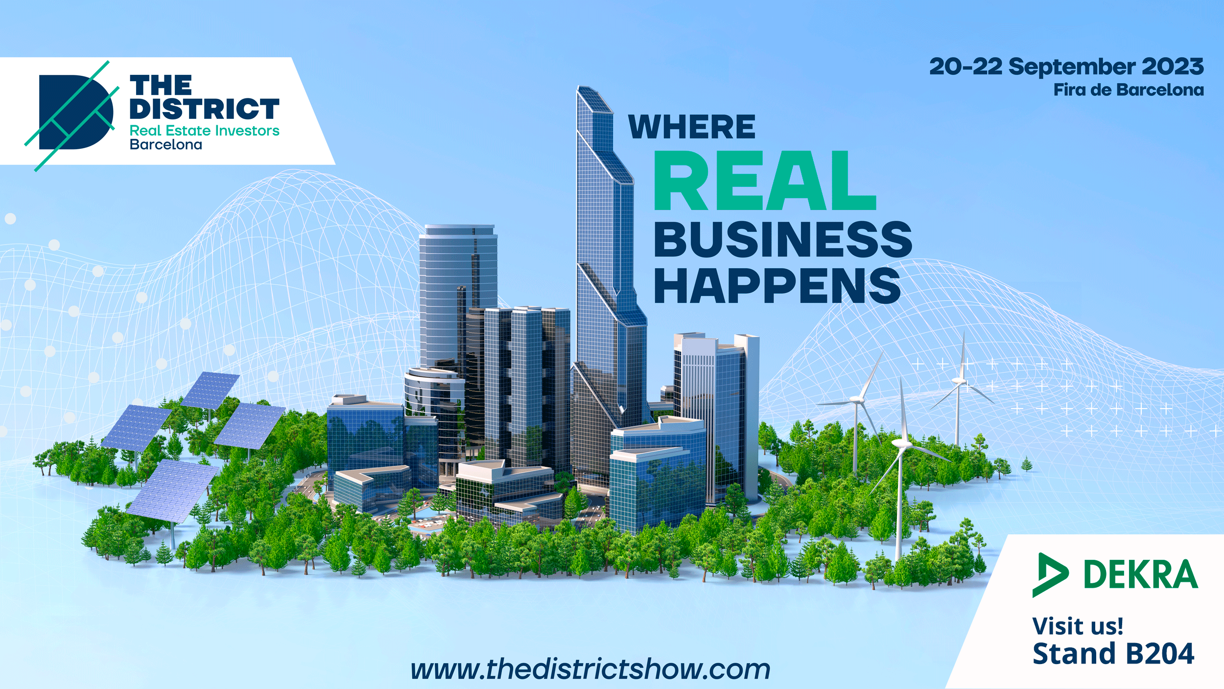 DEKRA presenta sus servicios de Due Diligence durante la convención The District 1 visual thd 23 horizontal Visita nuestro stand DEKRA 1