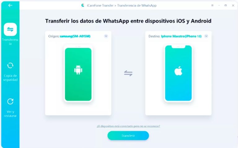 ¿Cómo pasar WhatsApp data de Android a iPhone 15?