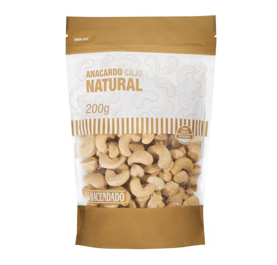 Anacardo natural Hacendado