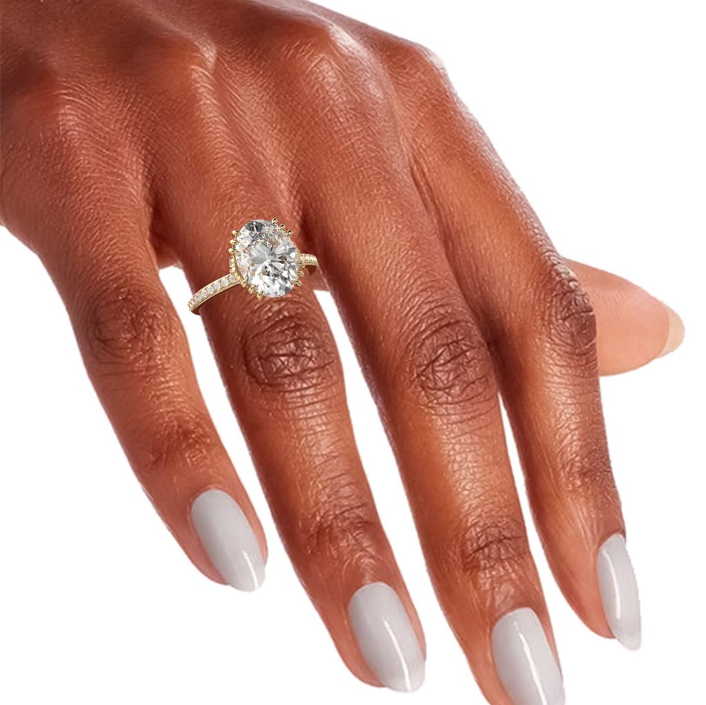 Lo único necesario es la compra de anillos de promesa y anillo de compromiso para mujer 1 Anillo de compromiso.