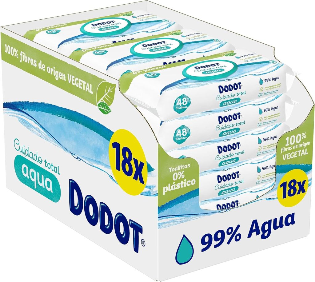 Dodot Toallitas Pure Aqua para Bebé - Amazon