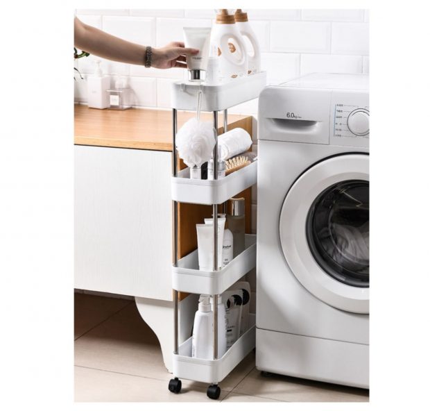 Carrito para el almacenamiento con ruedas de 3 o 4 niveles