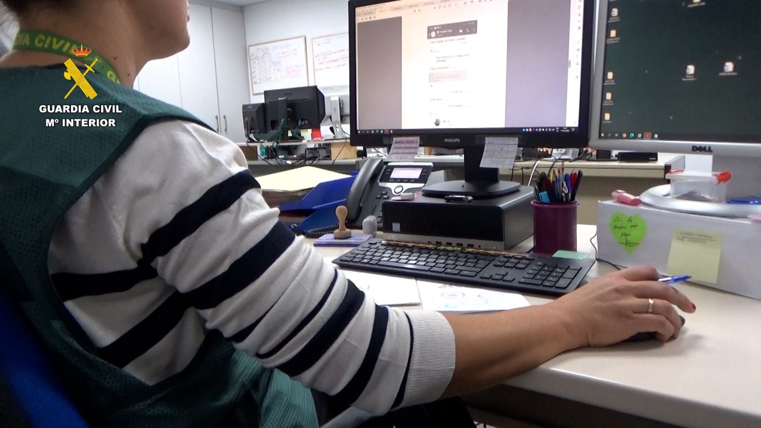 La Guardia Civil detiene a ocho personas por la estafa del falso hijo en apuros