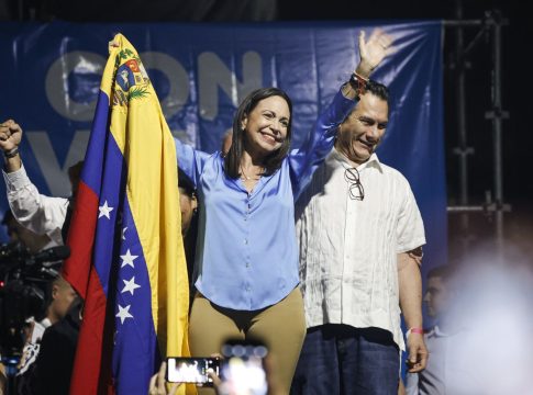 María Corina Machado ha señalado varias veces al PSOE y al Gobierno de Pedro Sánchez por blanquear la dictadura de Maduro