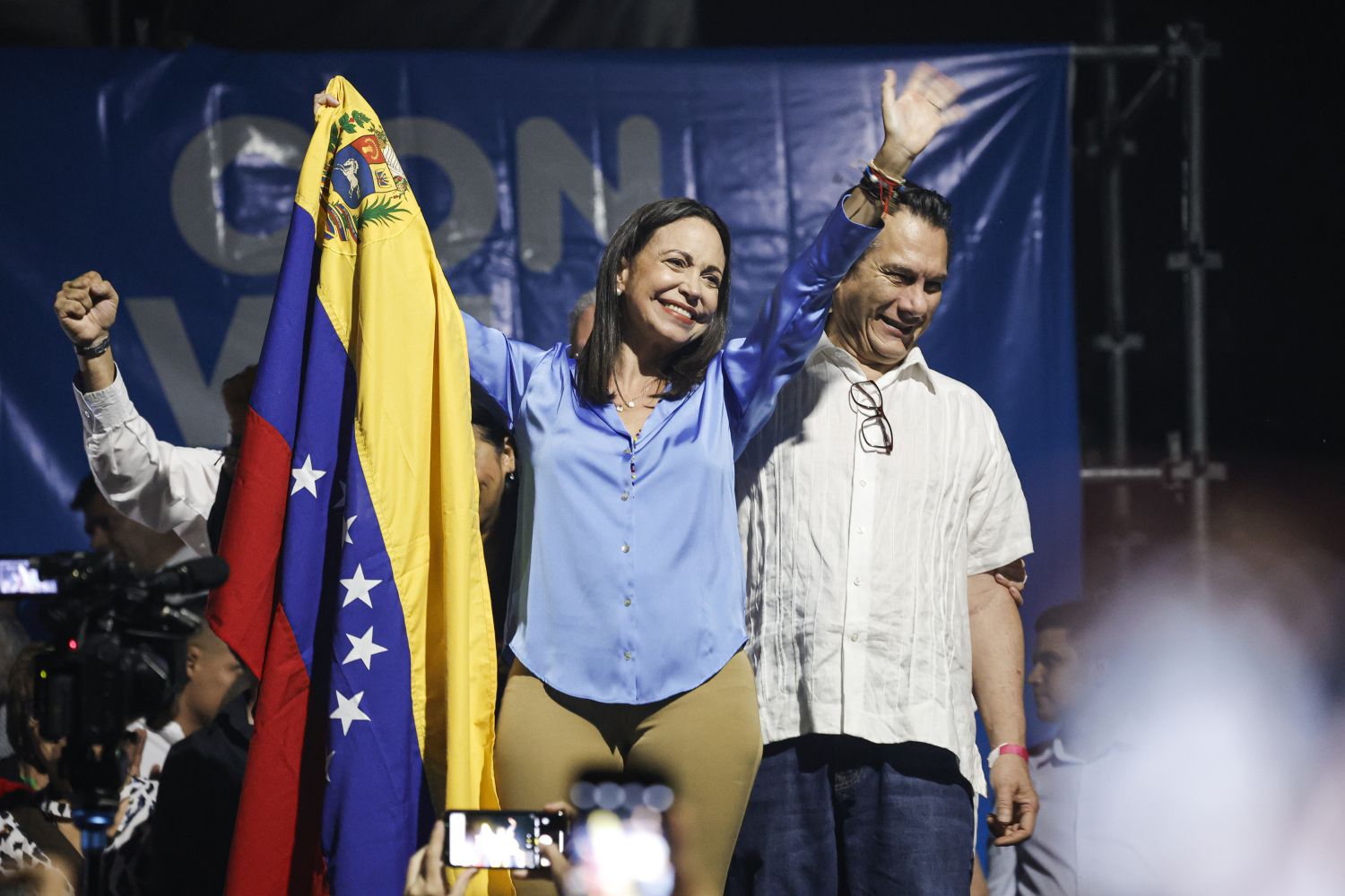 María Corina Machado ha señalado varias veces al PSOE y al Gobierno de Pedro Sánchez por blanquear la dictadura de Maduro