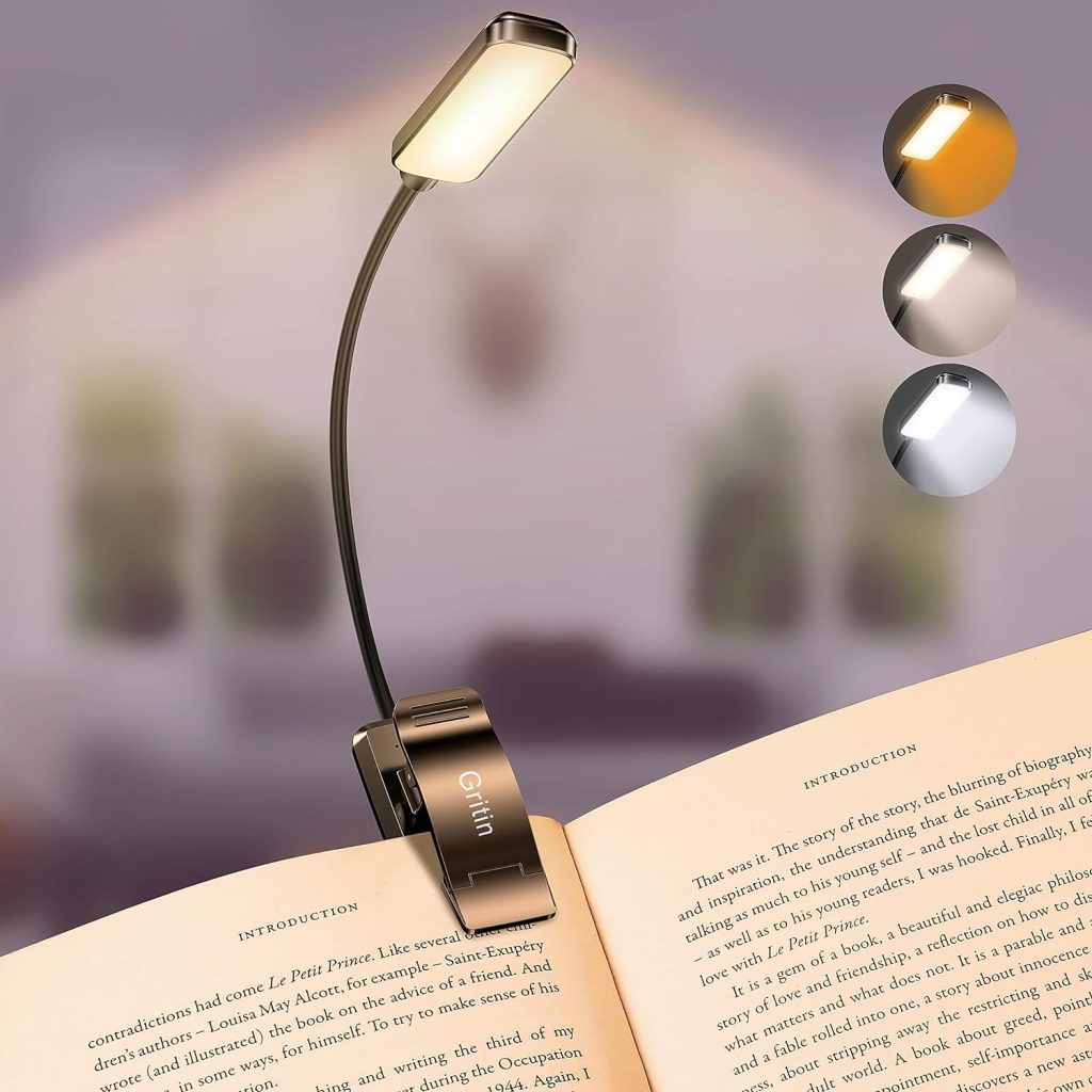 Gritin 9 LED Luz de libro - Amazon