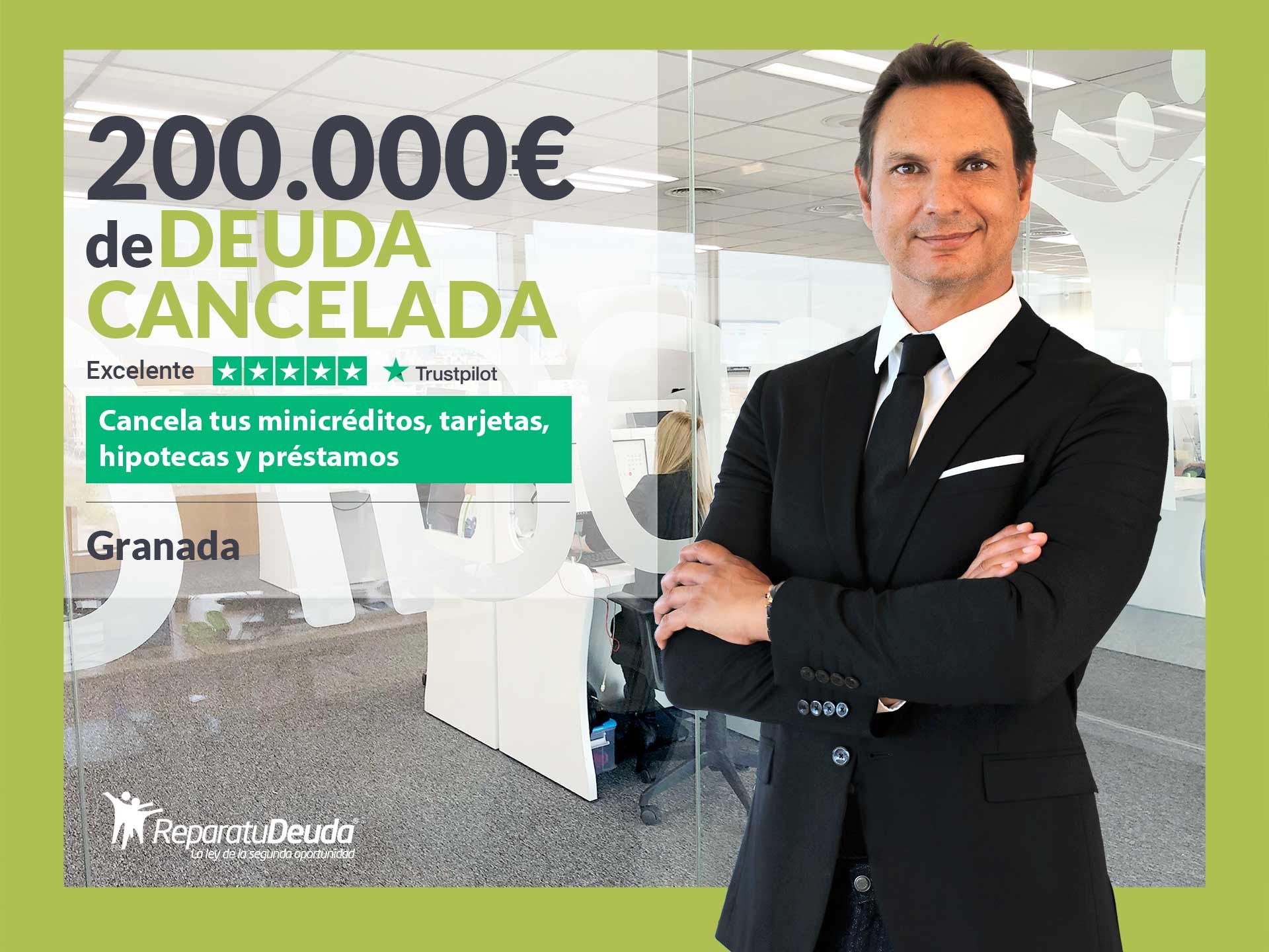 Repara tu Deuda Abogados cancela 200.000 € en Granada (Andalucía) con la Ley de Segunda Oportunidad 1 REPARA minBEPI 4