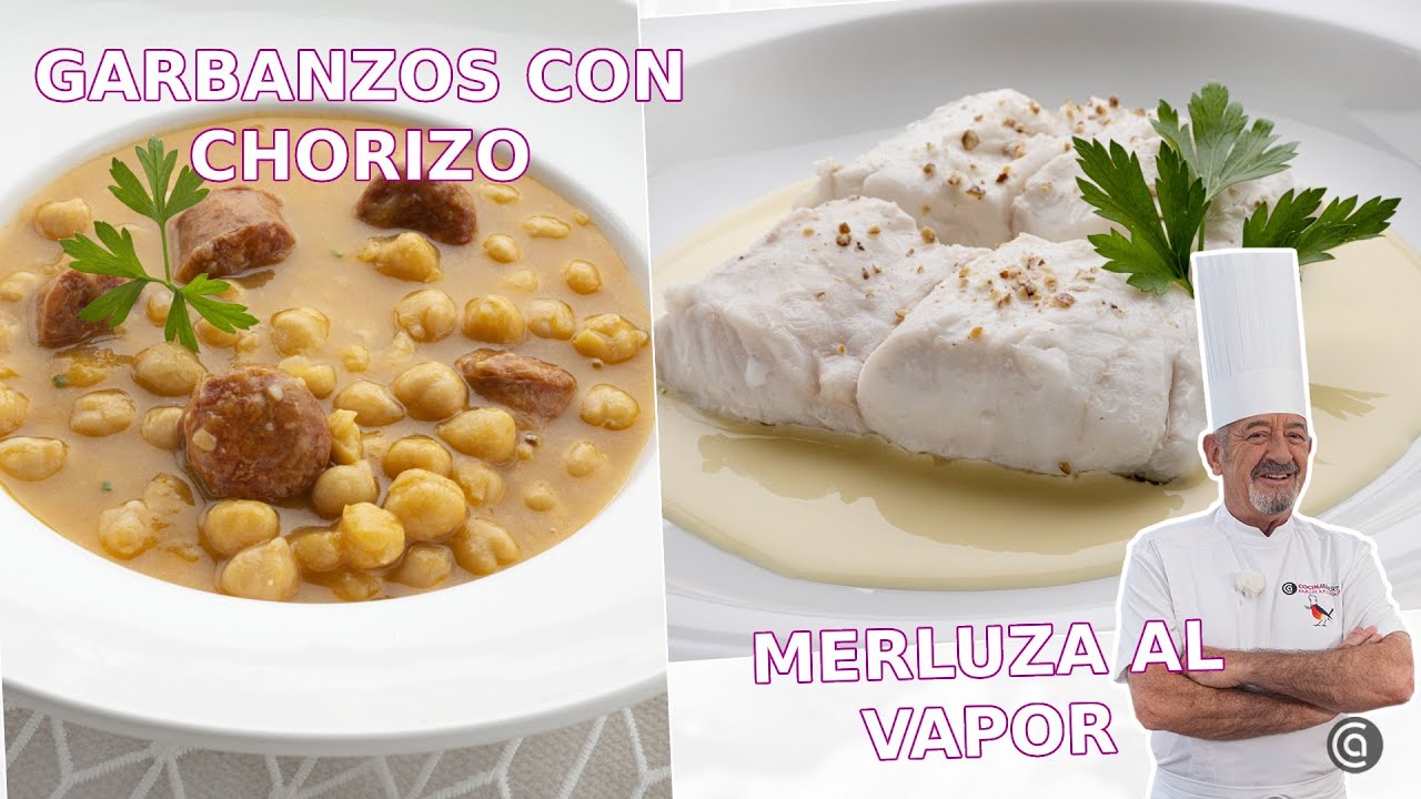 Miniatura del vídeo: GARBANZOS con CHORIZO y MERLUZA al VAPOR // Cocina Abierta de Karlos Arguiñano